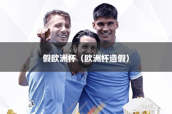 假欧洲杯（欧洲杯造假）